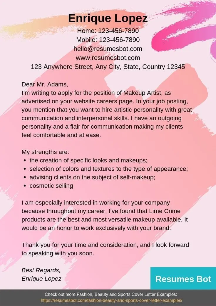 39541 makeup artist cover letter image6