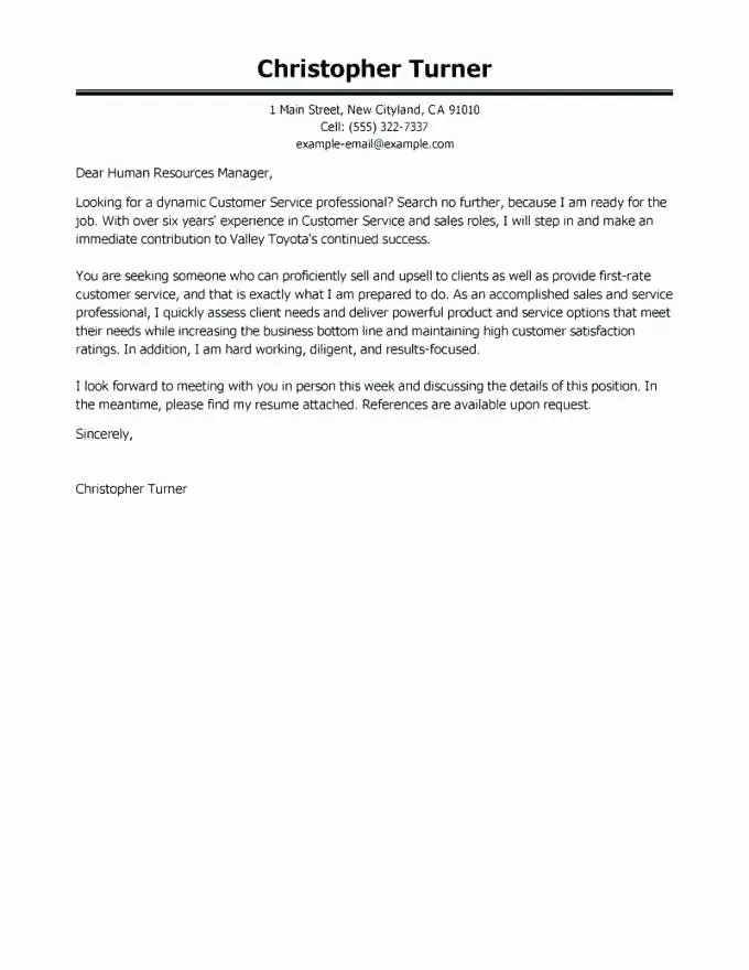 39546 cover letter formatting