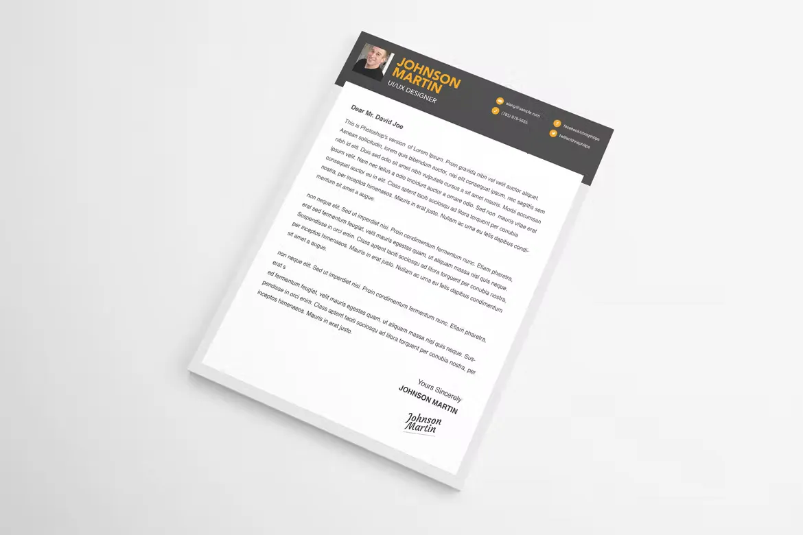 39553 cover letter formatting