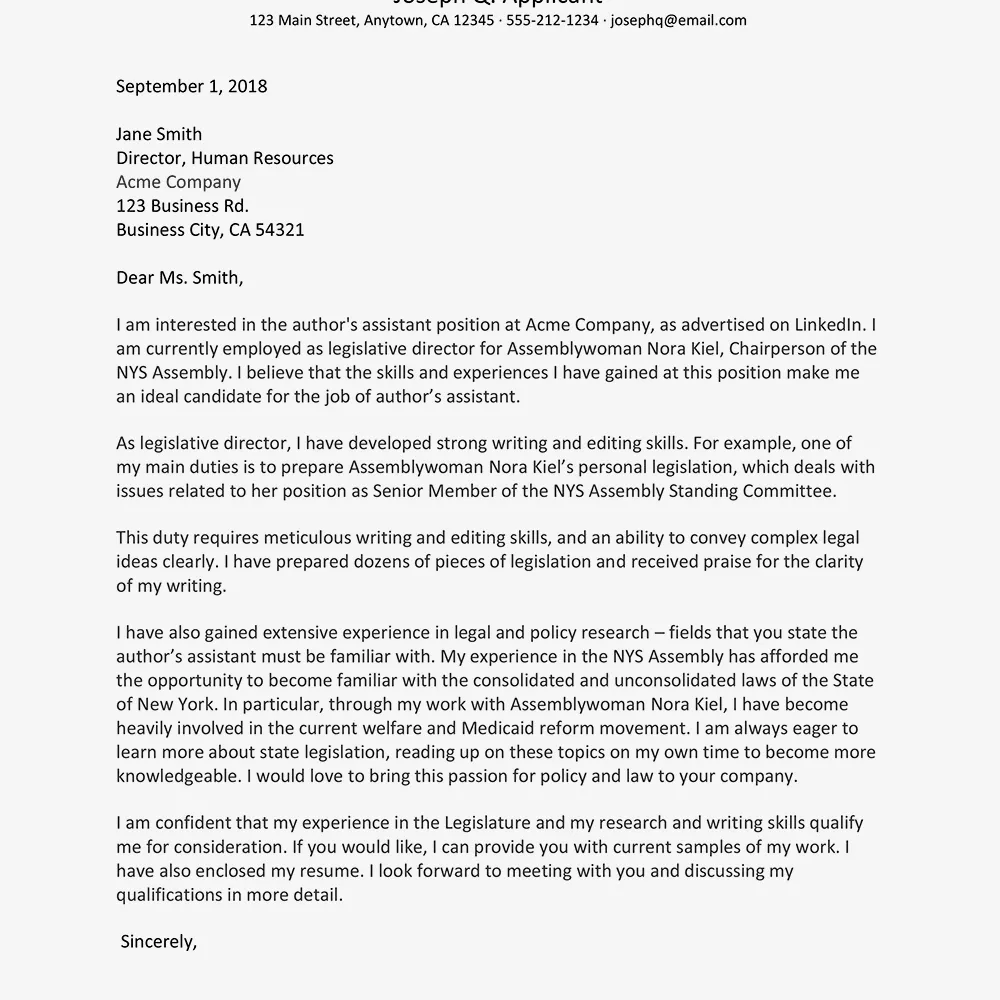 39555 cover letter keywords