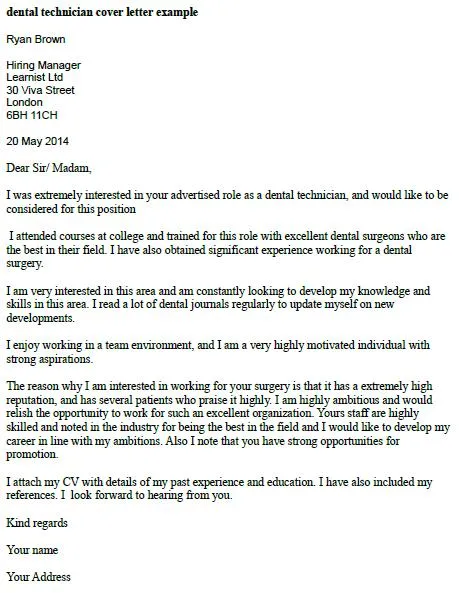 39562 orthodontist cover letter skills