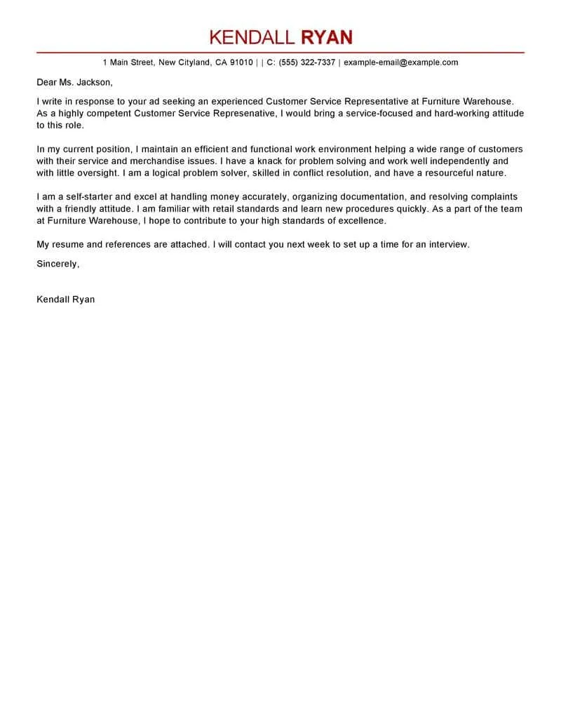 39565 customer service cover letter tips image1