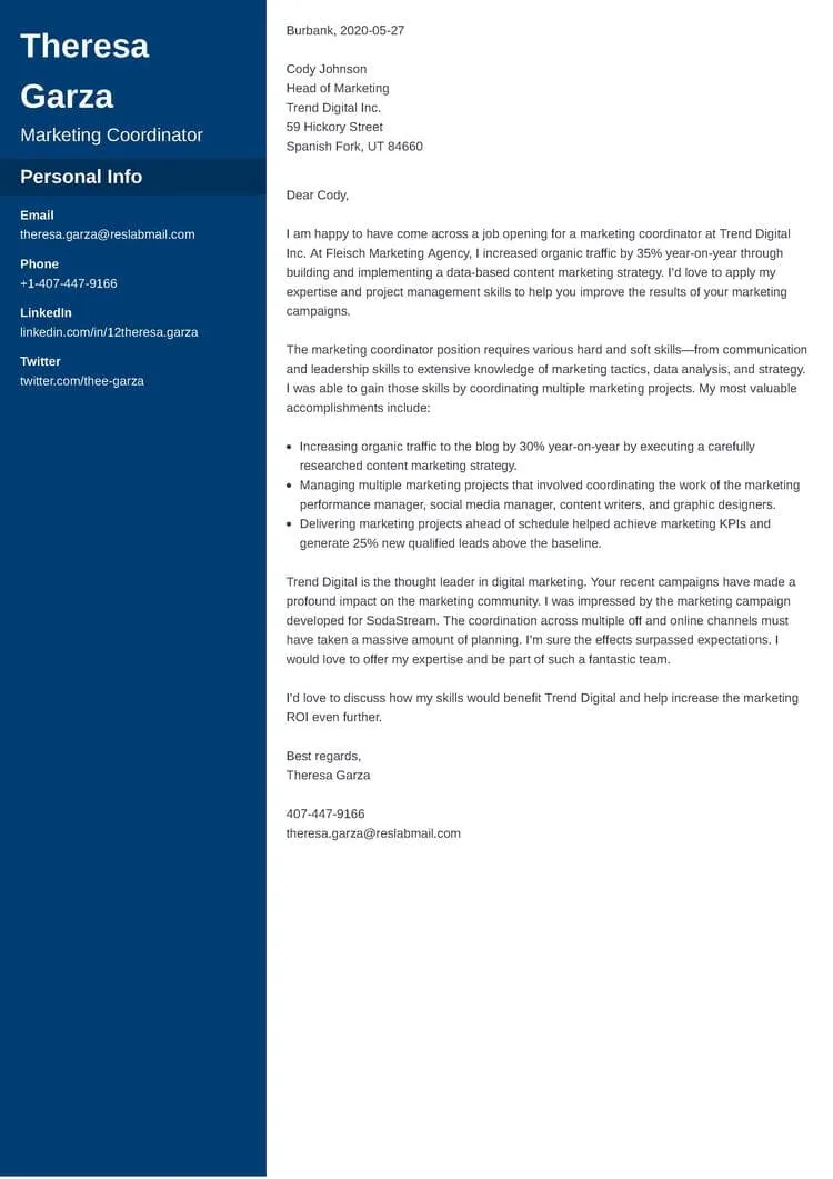 39570 tailoring cover letter