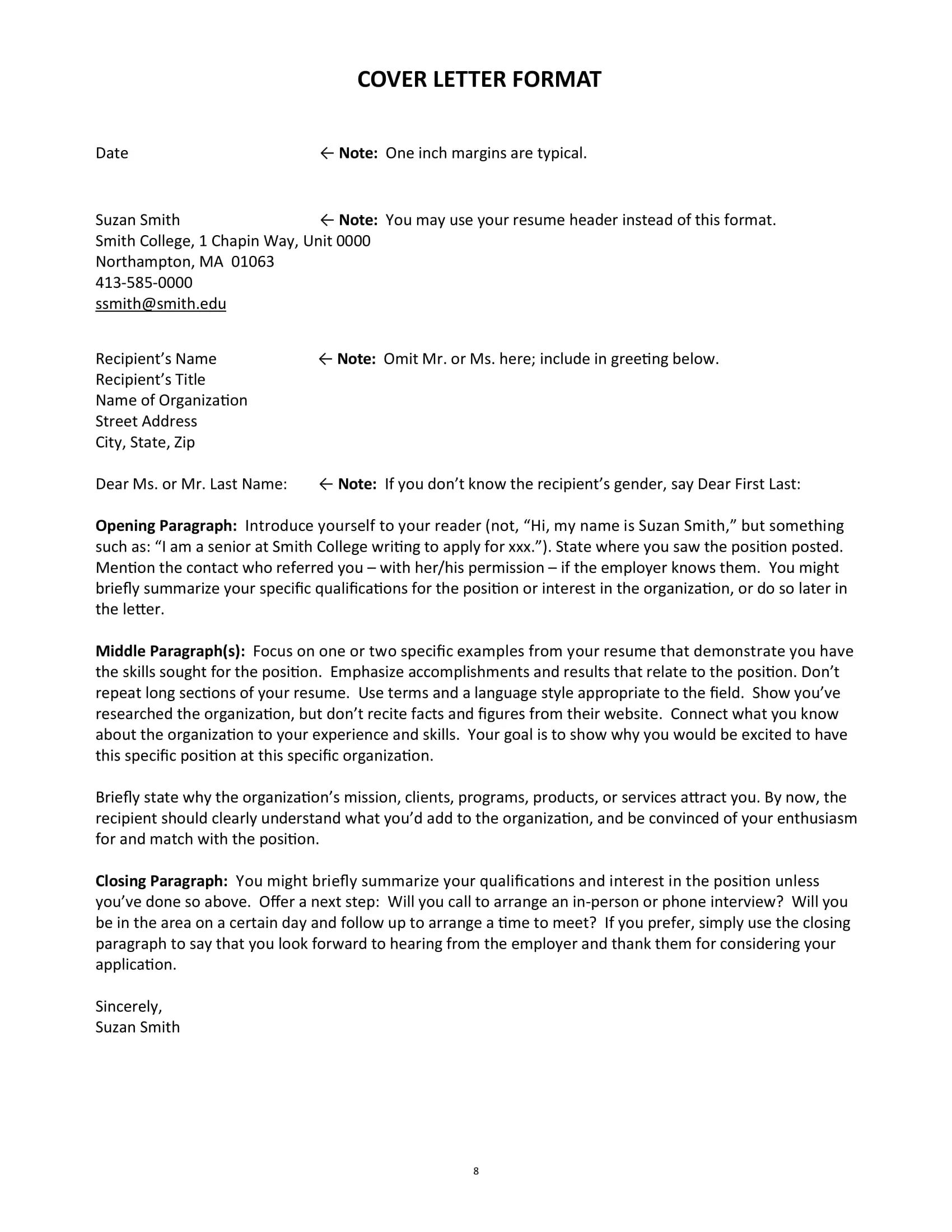 39582 enthusiasm in cover letter