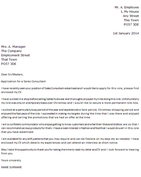 39584 sales consultant cover letter 2