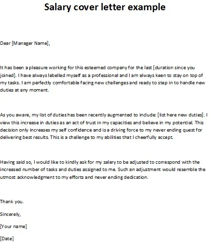 39589 salary history cover letter example