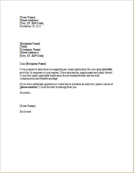 39589 salary history cover letter skills