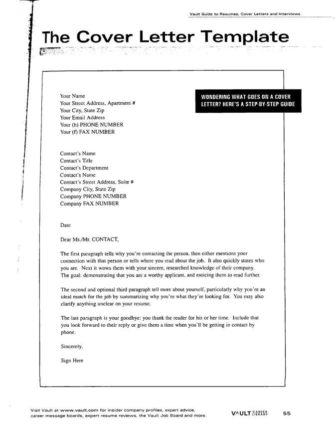 39590 cover letter elements