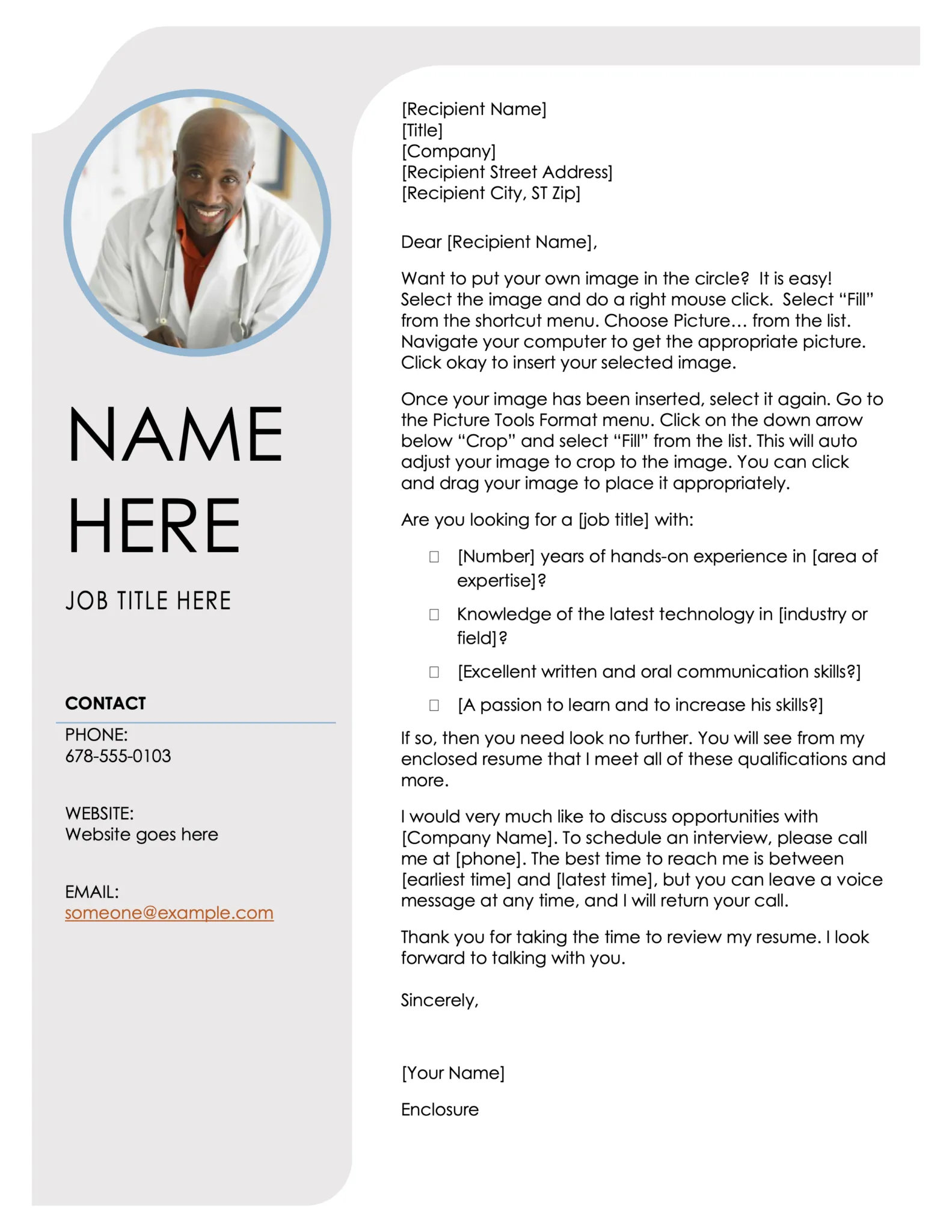 39595 cover letter tailoring