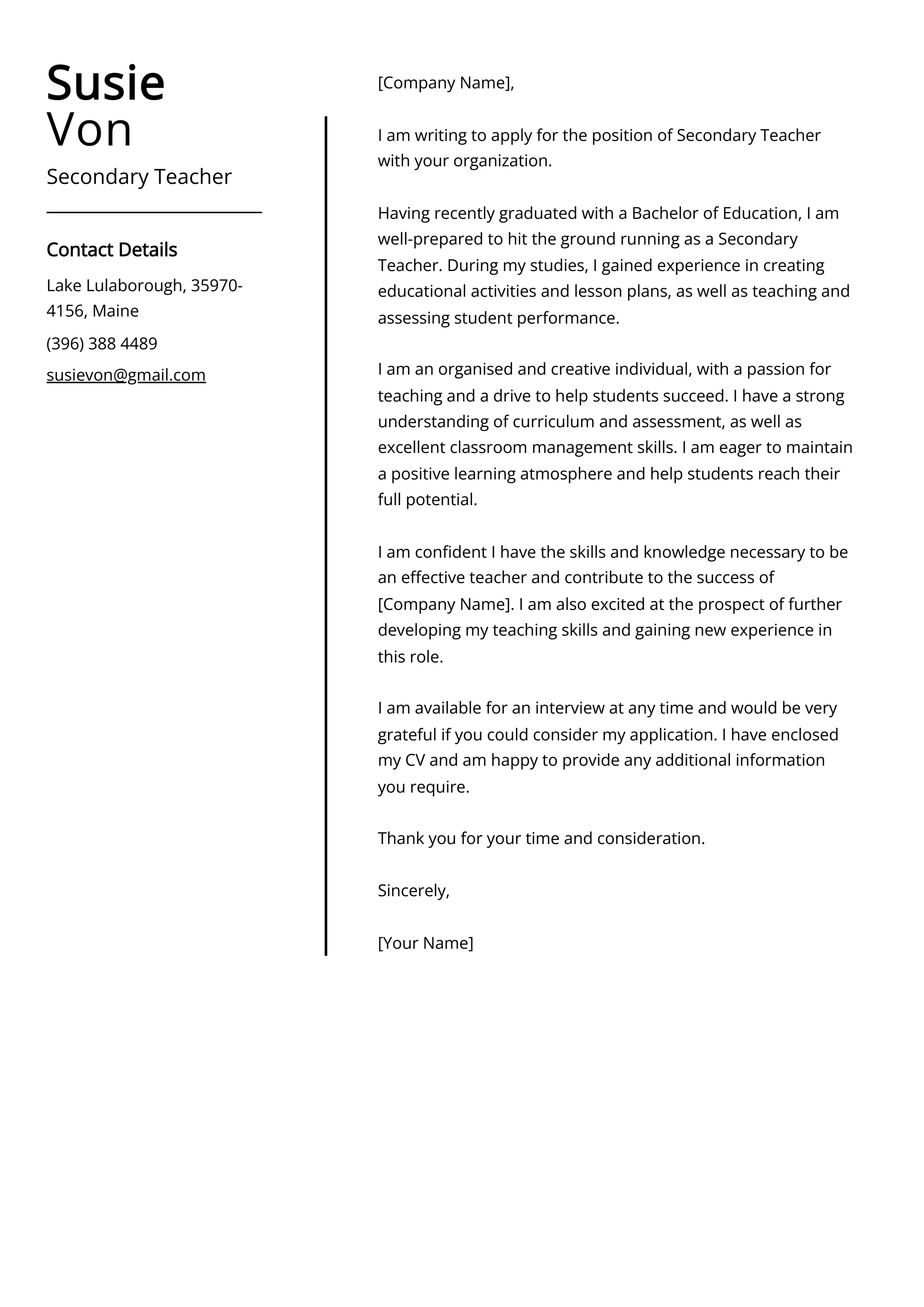 39597 cover letter format