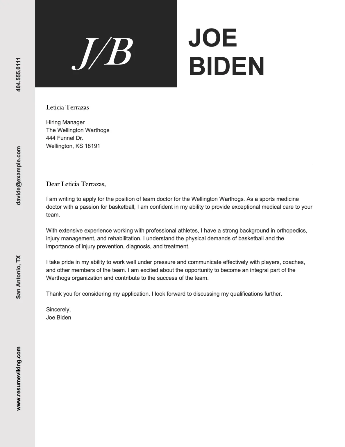 39598 cover letter sample usa tone
