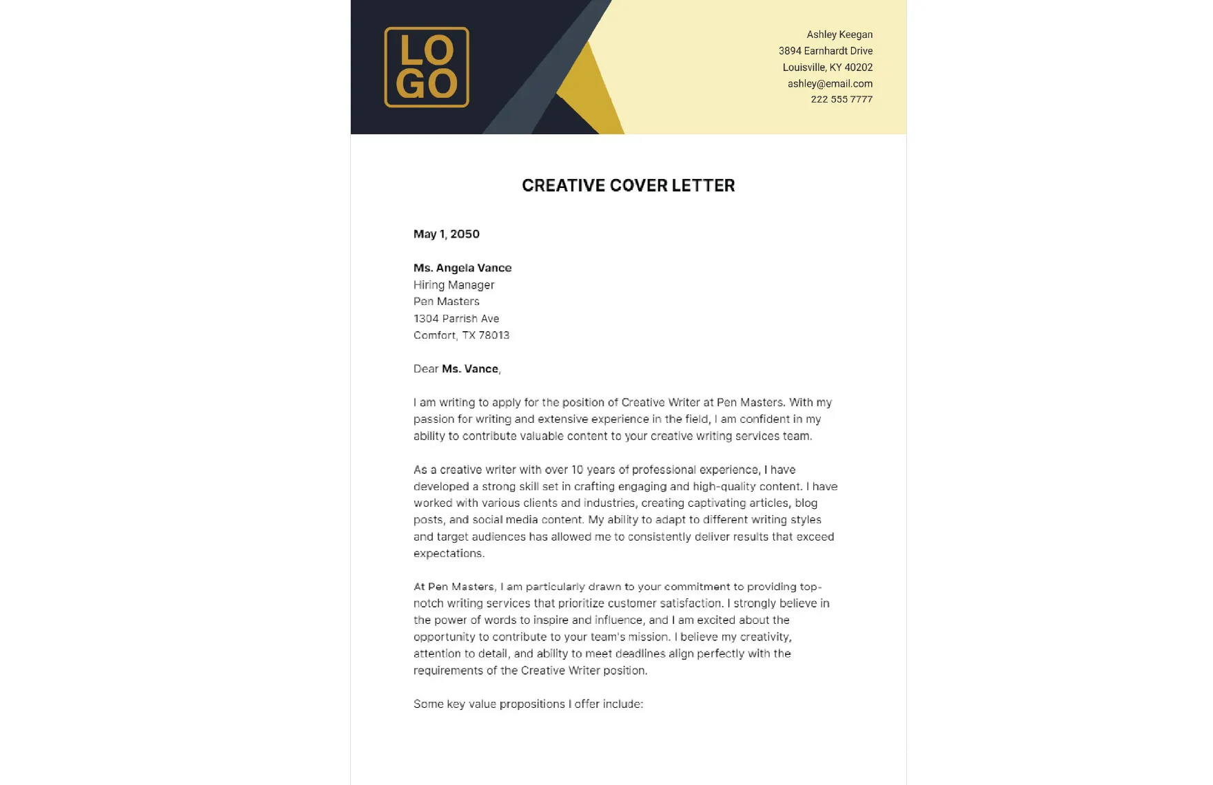 39600 creative cover letter template 1