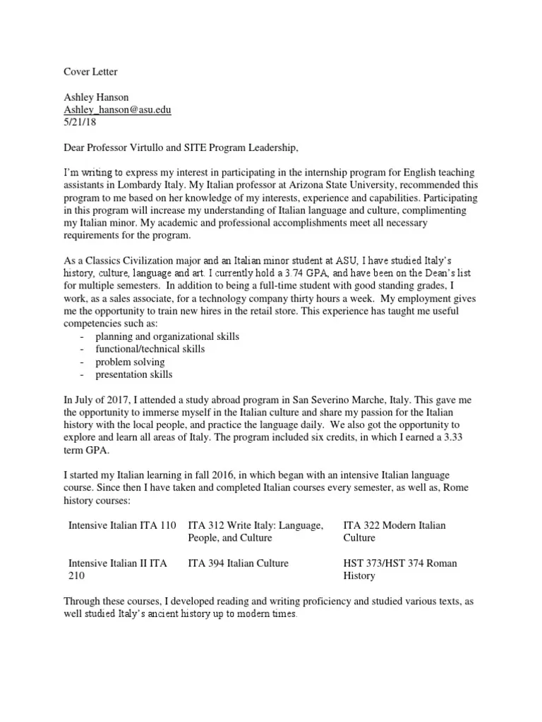 39601 aux cover letter review