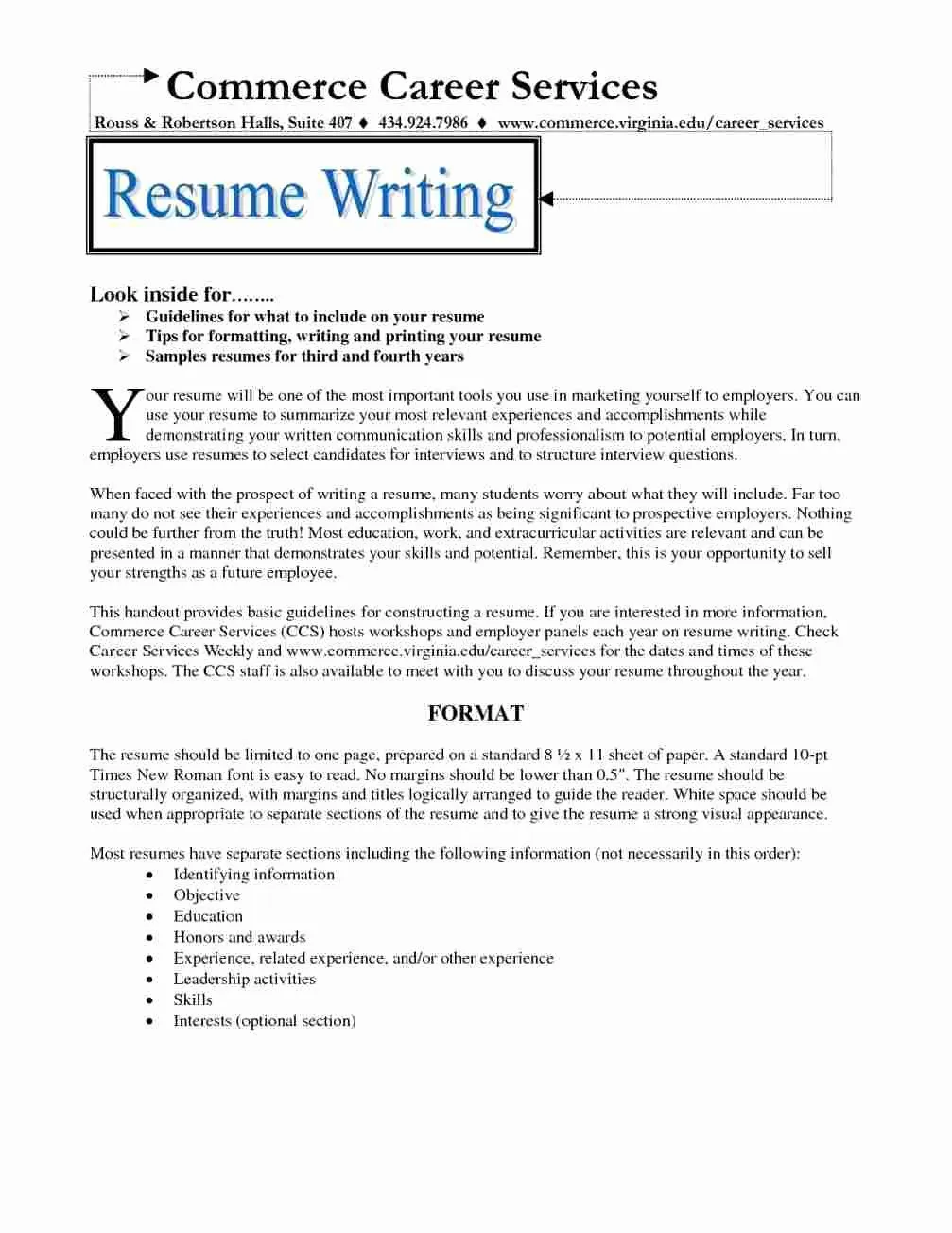 39607 cover letter formatting