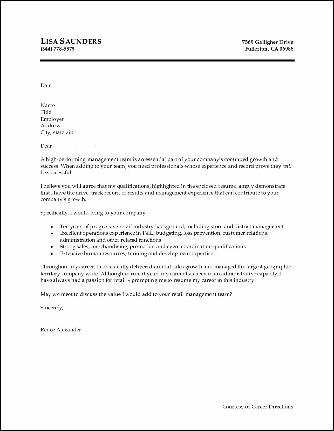 39609 cover letter basics
