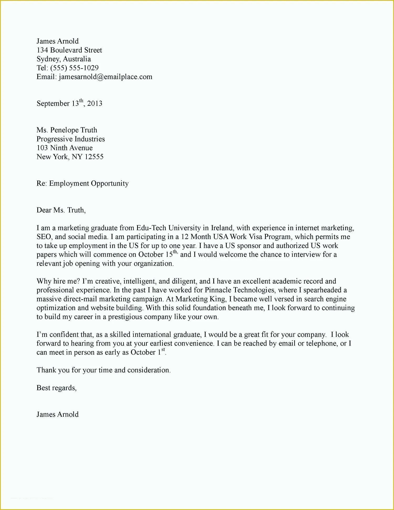 39609 entry level cover letter