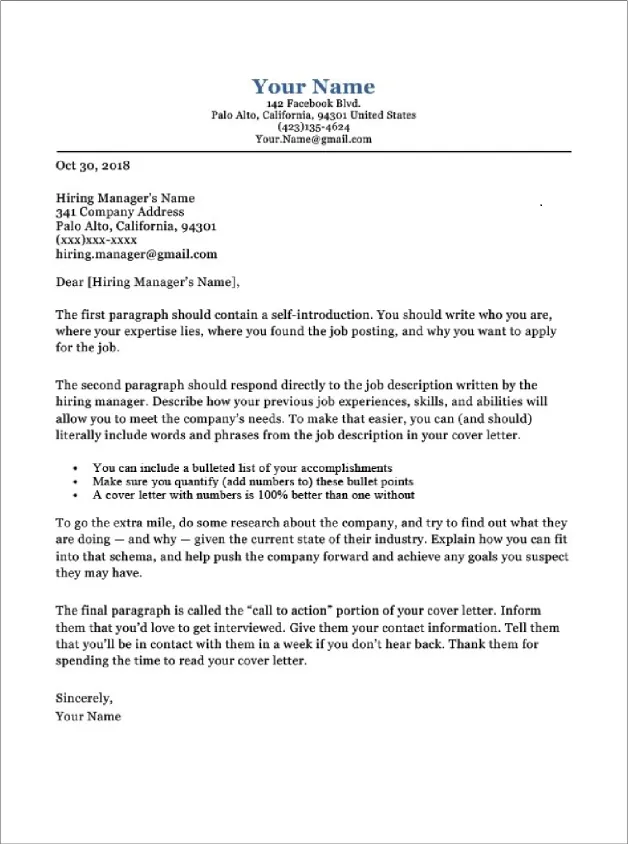 39616 cover letter word formatting