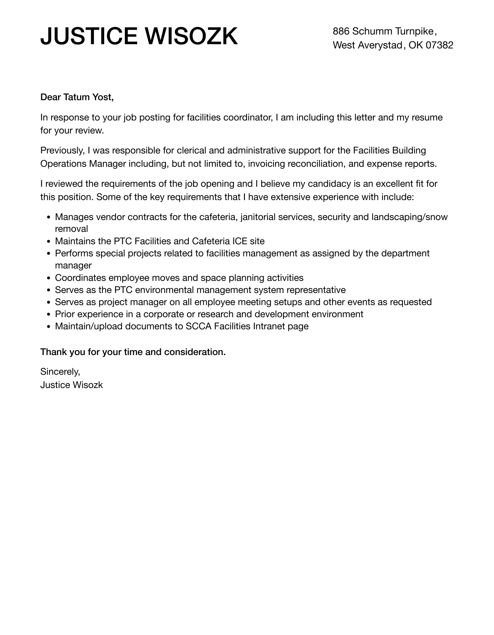 39622 facilities coordinator resume tips