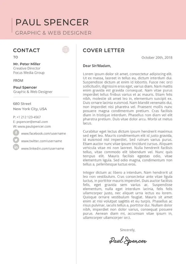 39628 free cover letter templates
