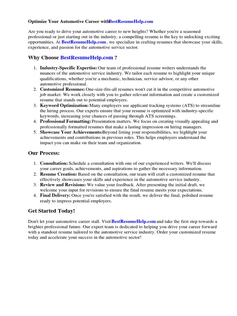 39630 automotive service advisor cover letter writing