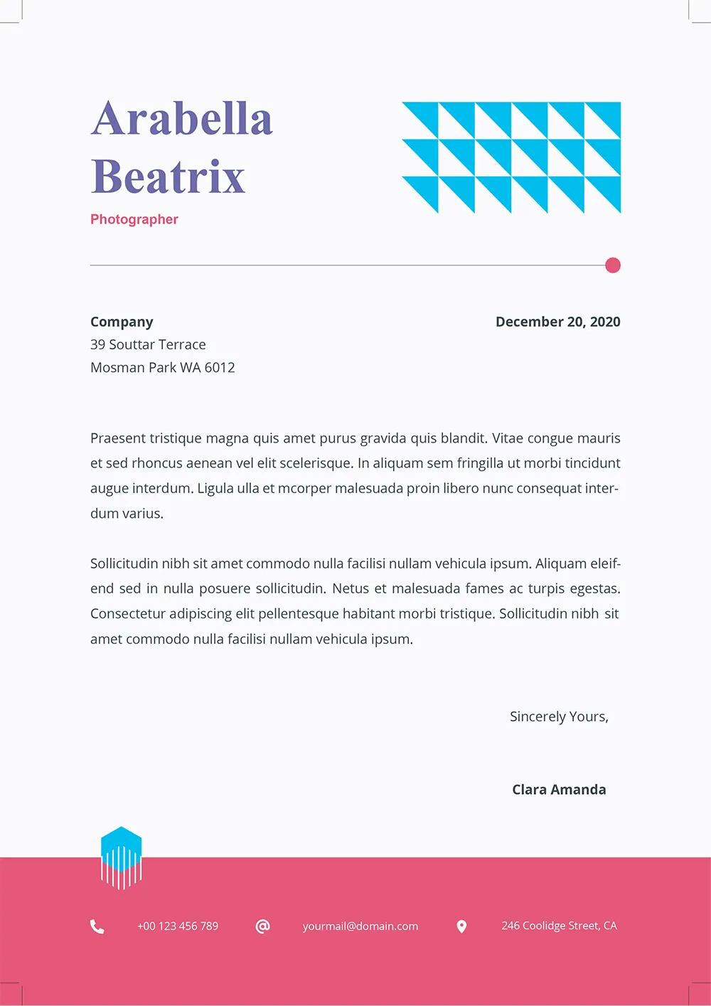 39631 cover letter formatting