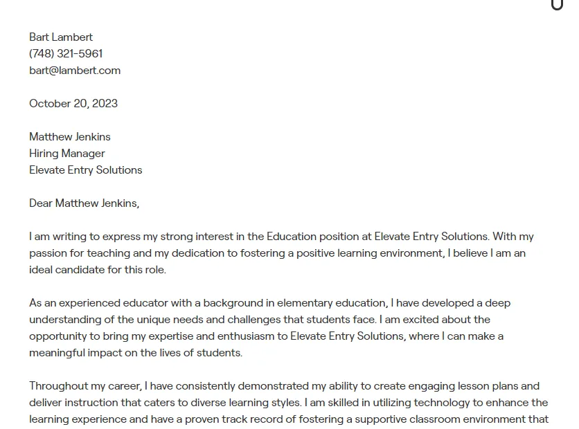 39633 cover letter proofreading