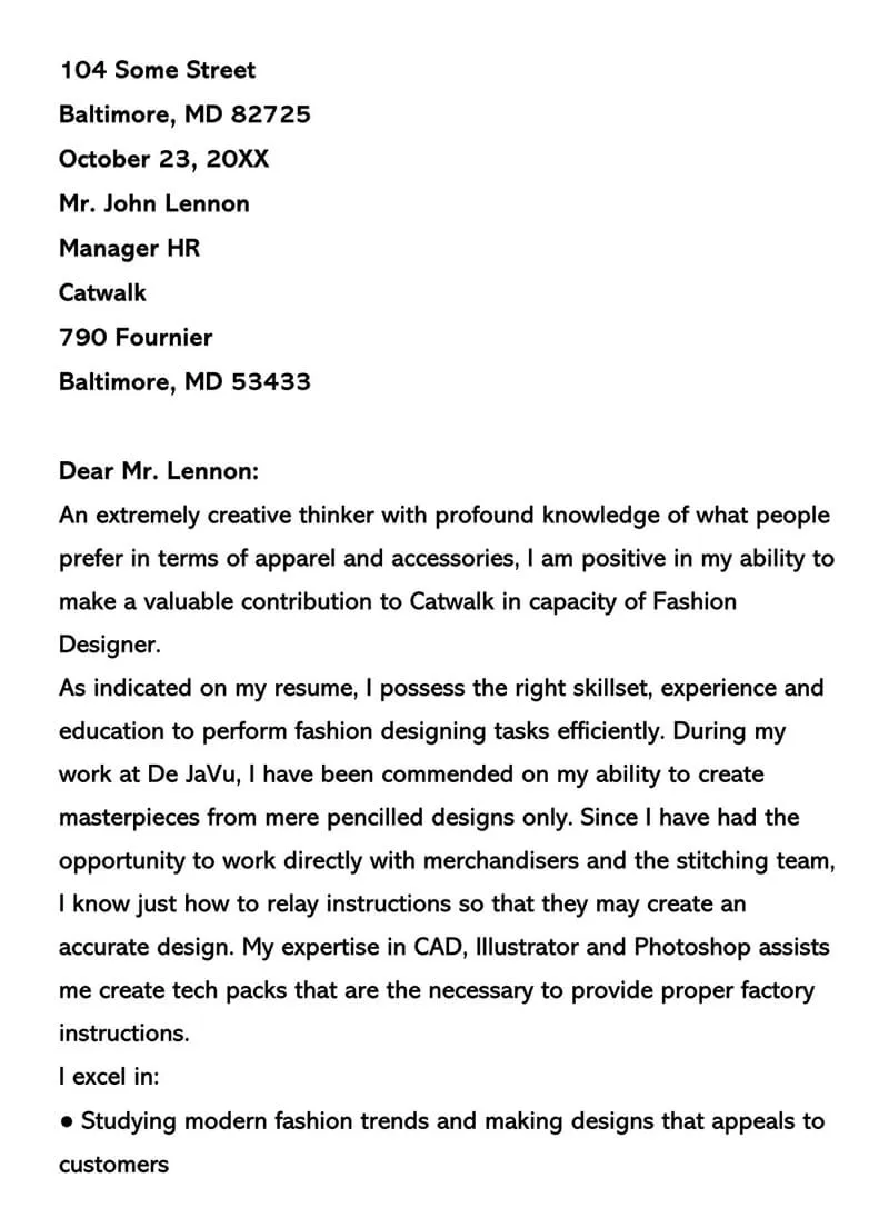 39638 graphic design cover letter