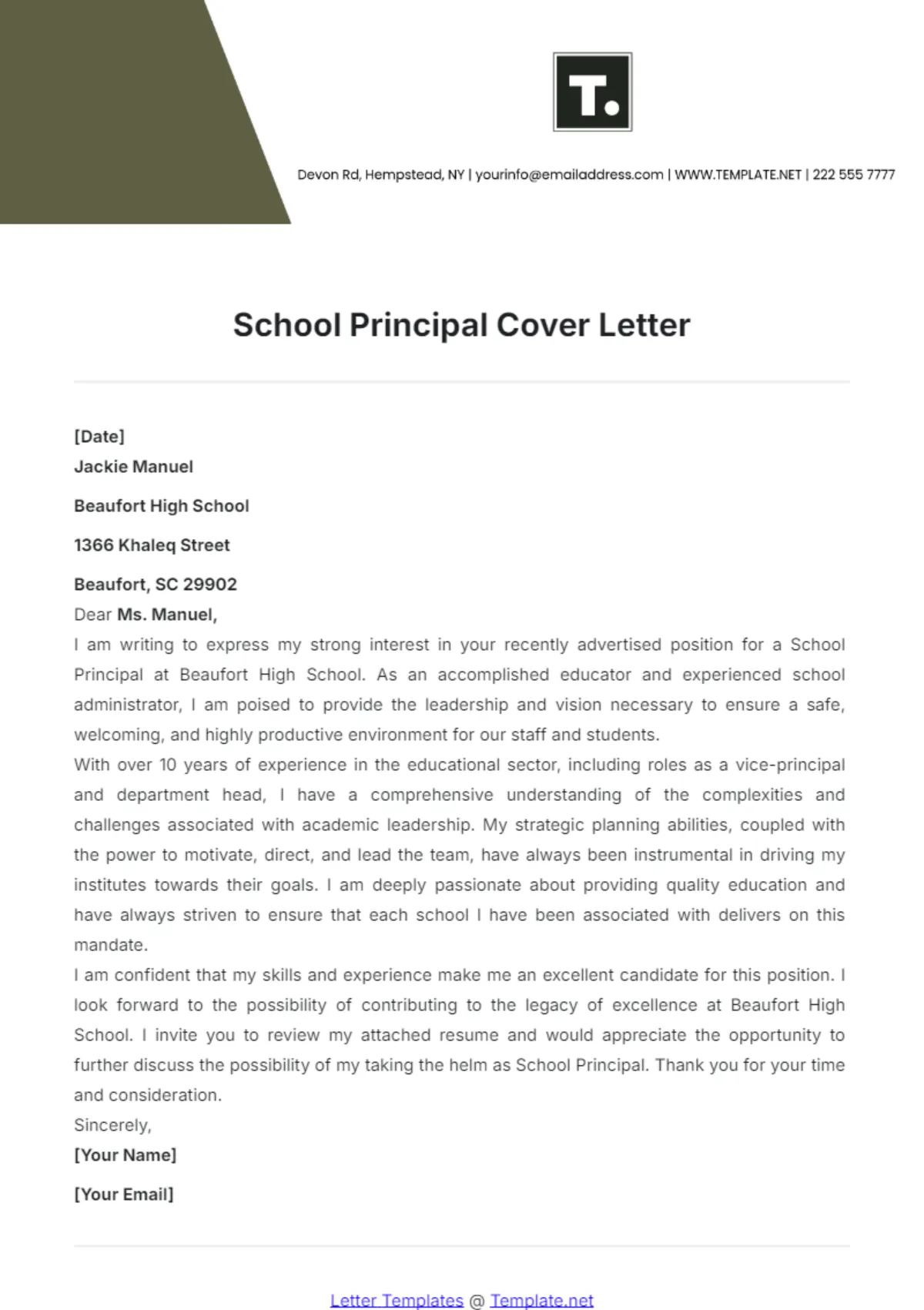 39639 principal educational philosophy