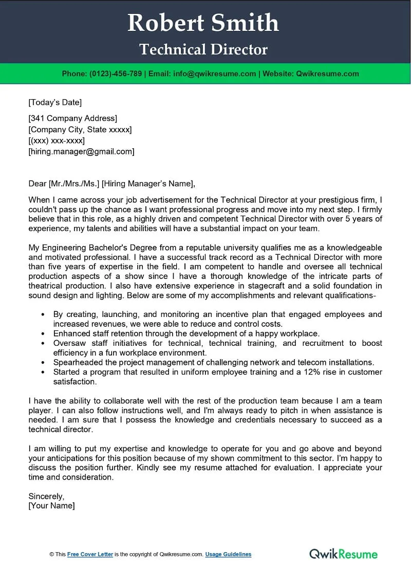 39643 tailor cover letter
