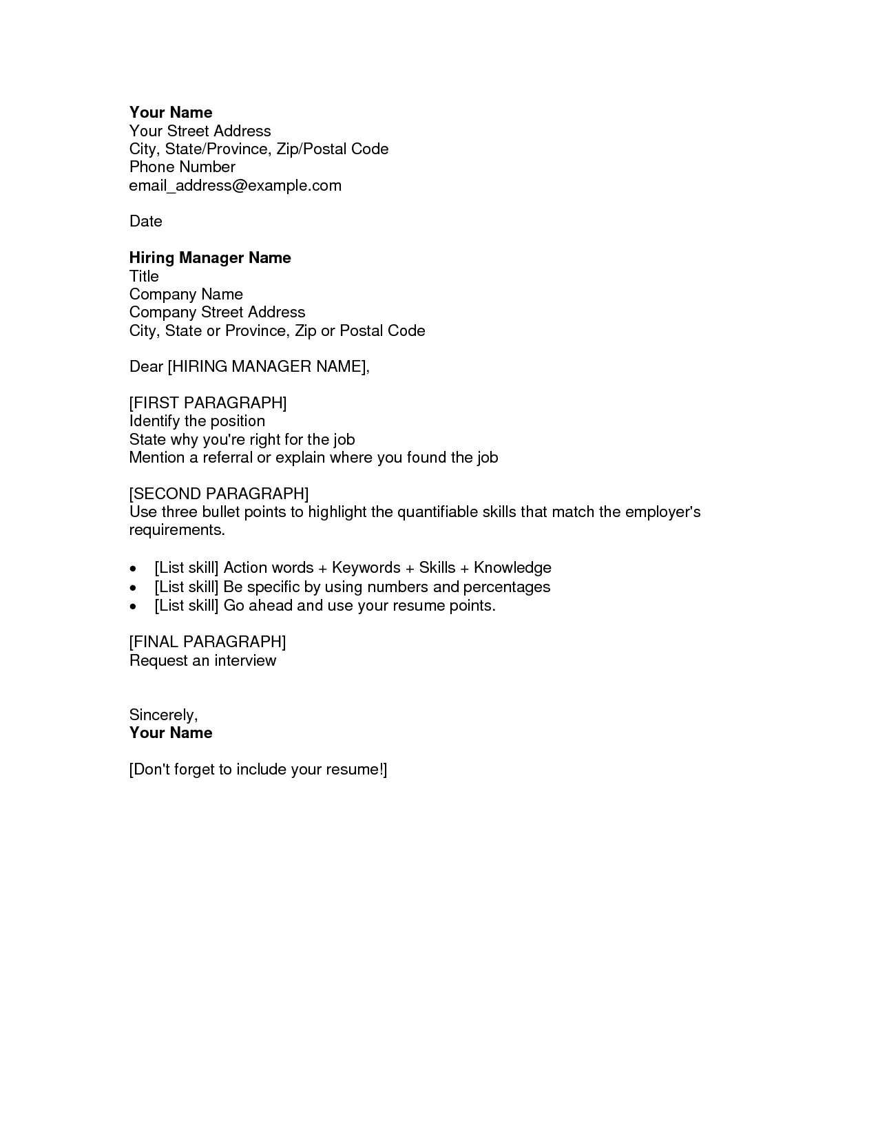 39648 cover letter formatting