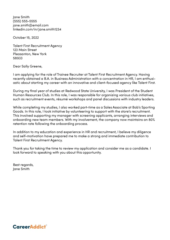 39663 cover letter contact info