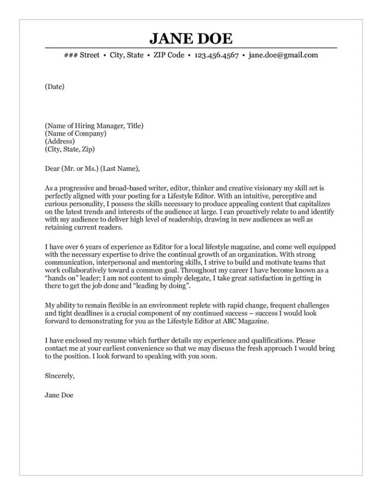 39671 cover letter writing