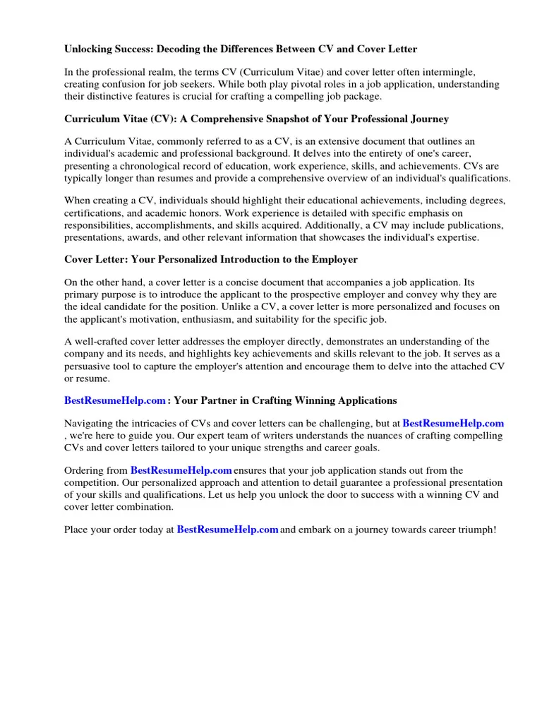 39677 cover letter vs cv 2