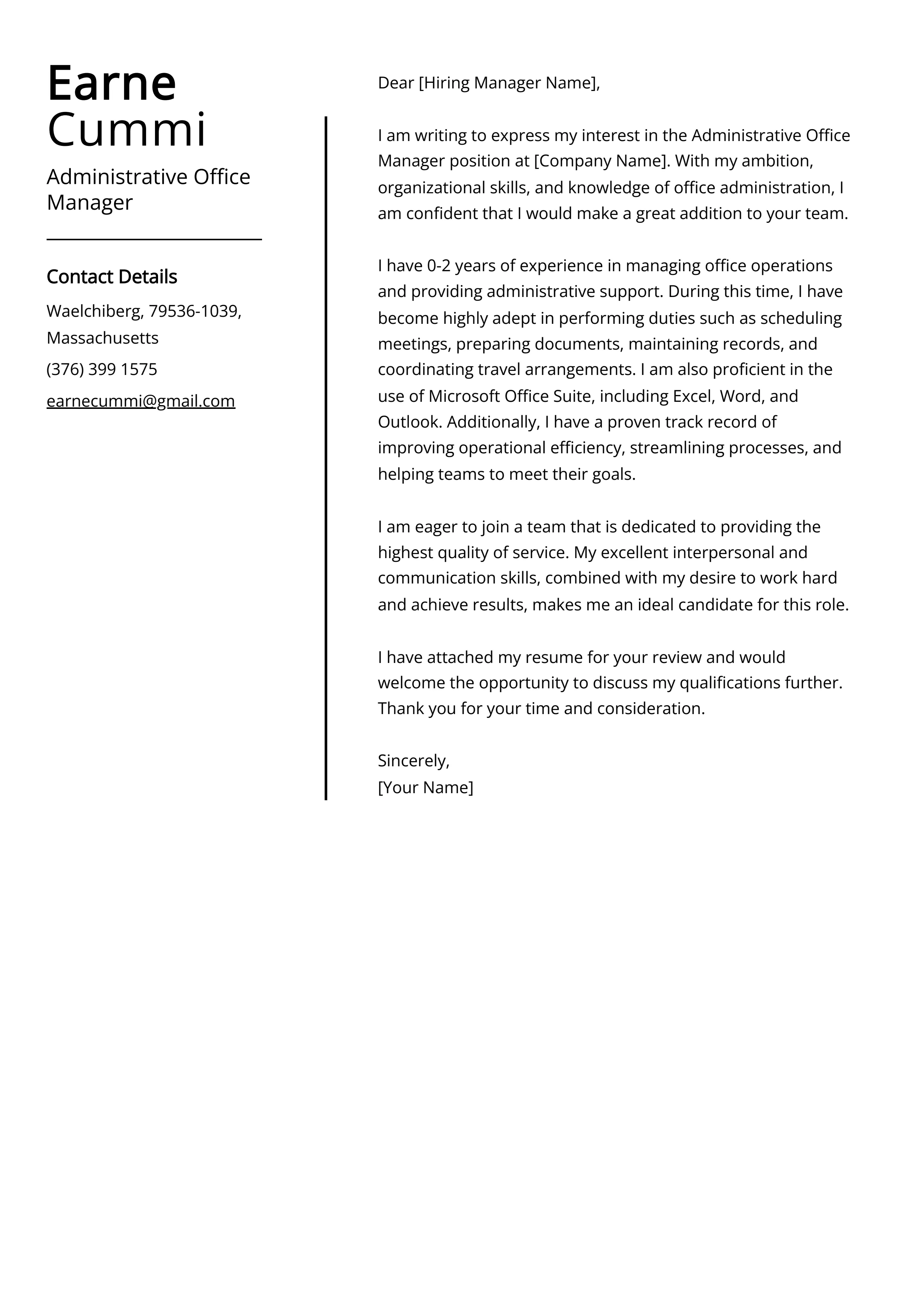 39683 achievements cover letter