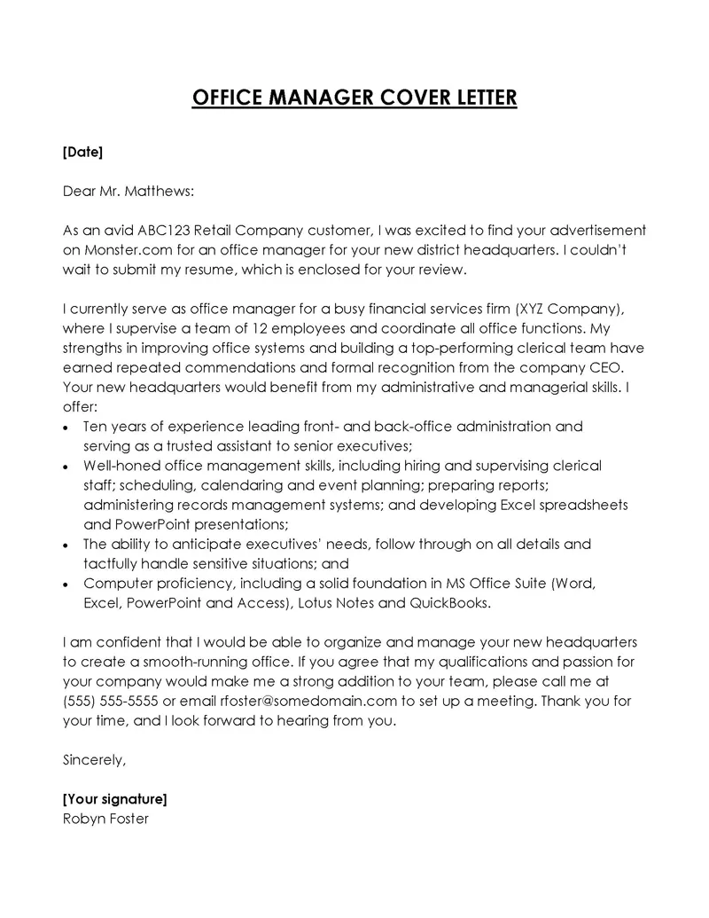 39683 cover letter formatting