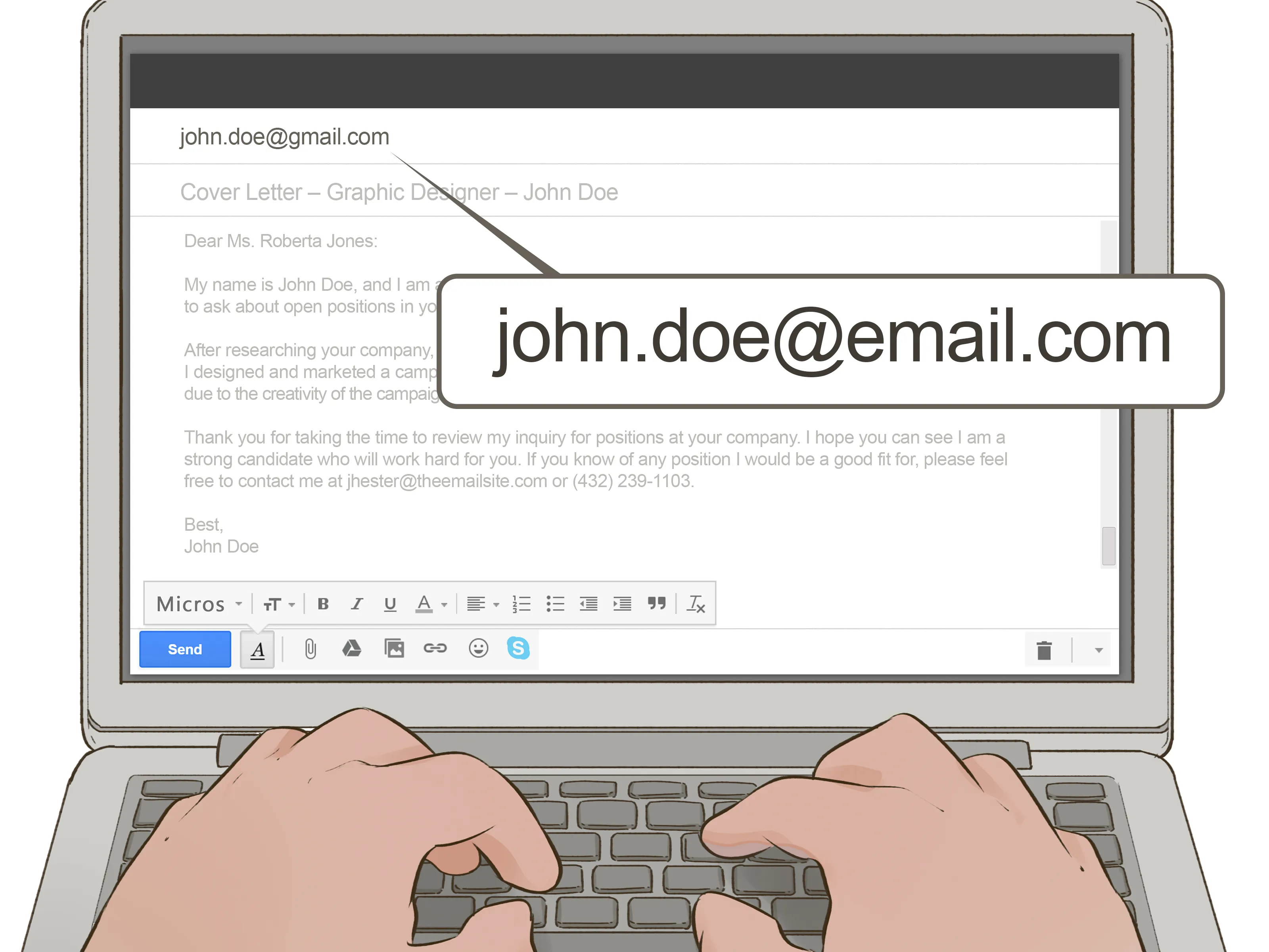 39691 email resume body