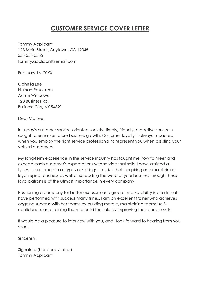 39693 customer service cover letter 4
