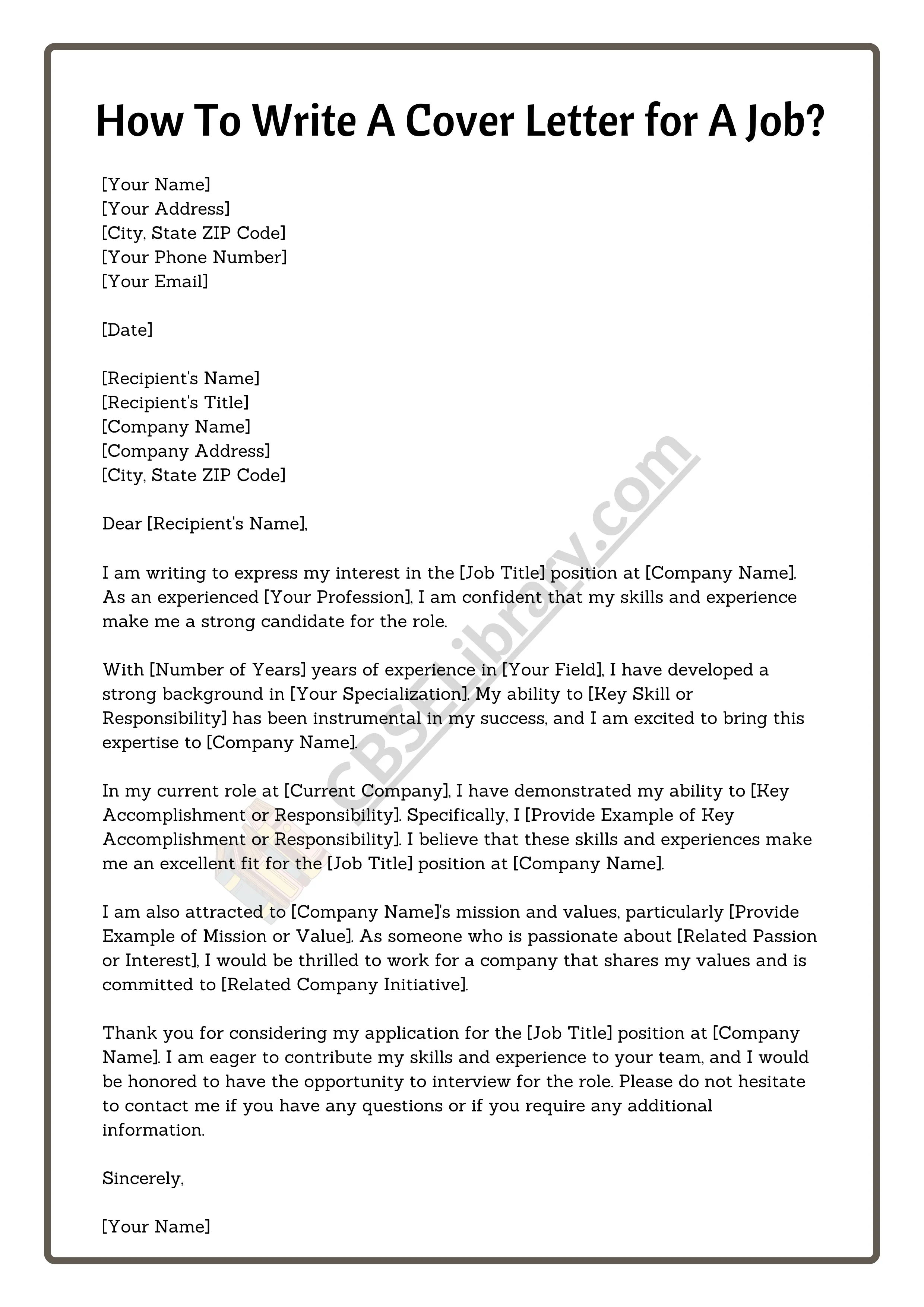 39708 cover letter importance