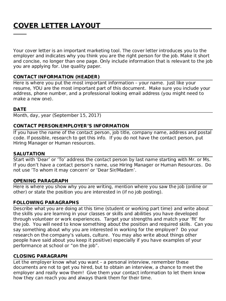 39708 tailoring cover letter