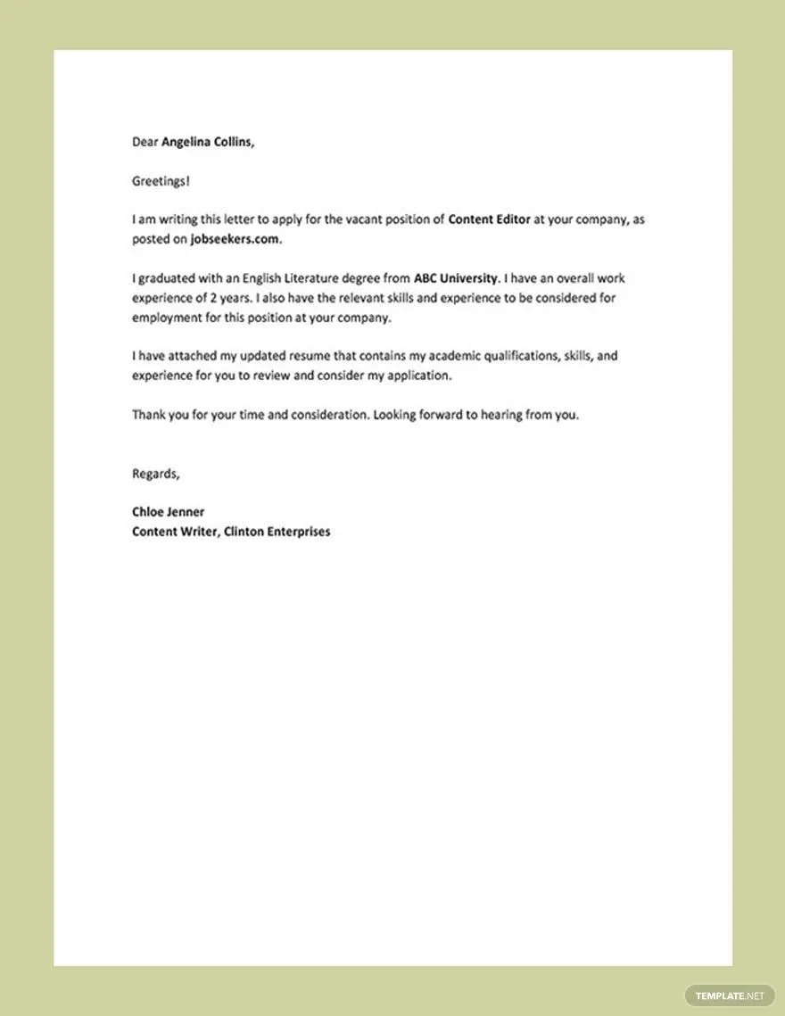 39710 tailoring cover letter