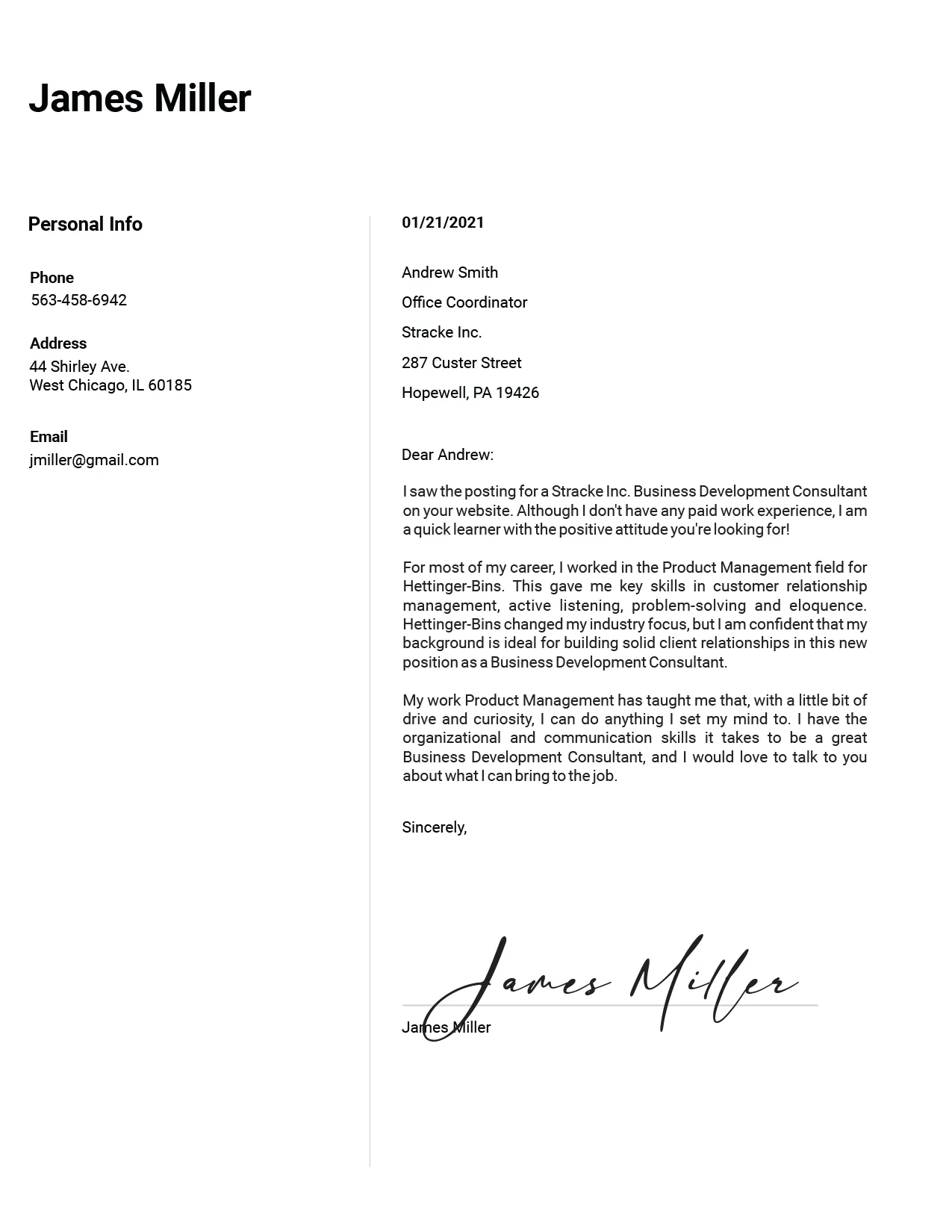 39722 cover letter writing