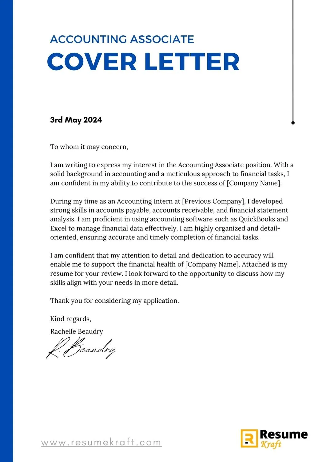 39725 cover letter formatting