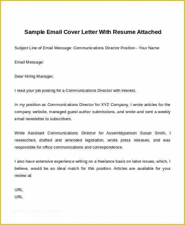 39732 cover letter email basics