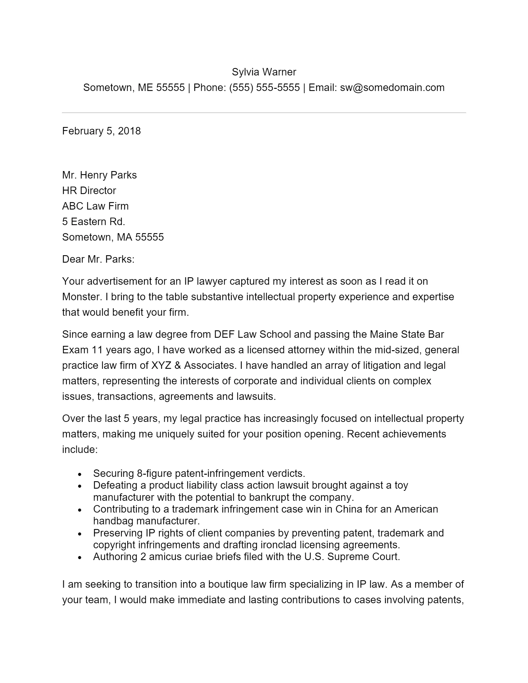 39734 criminal defense example
