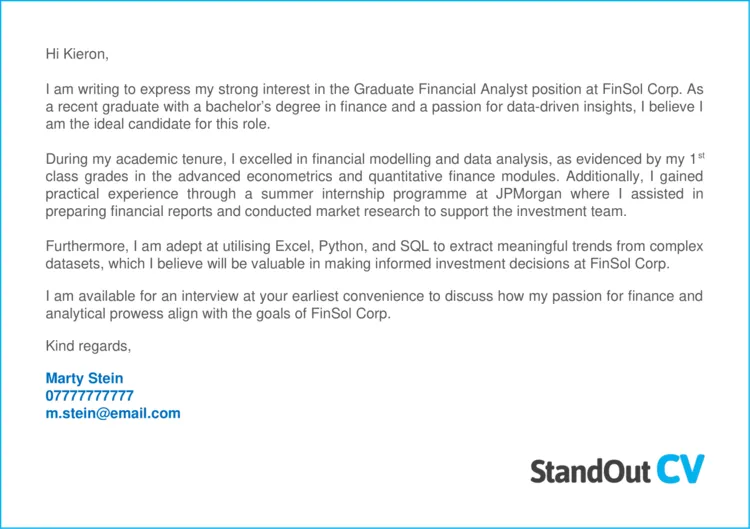 39737 company research cover letter