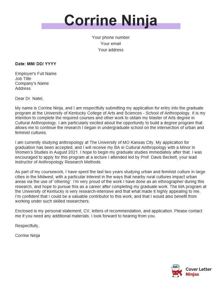 39738 cover letter importance