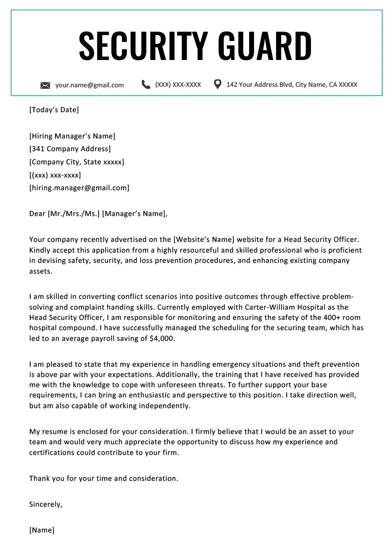 39743 security cover letter closing
