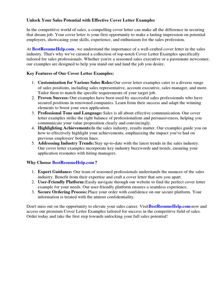 39745 essential elements cover letter