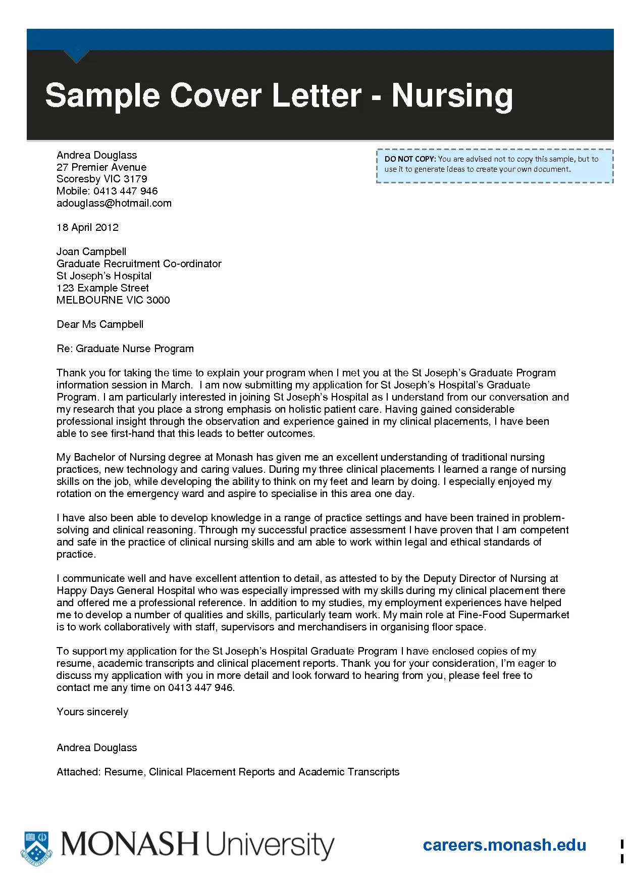 39752 nurse experience cover letter