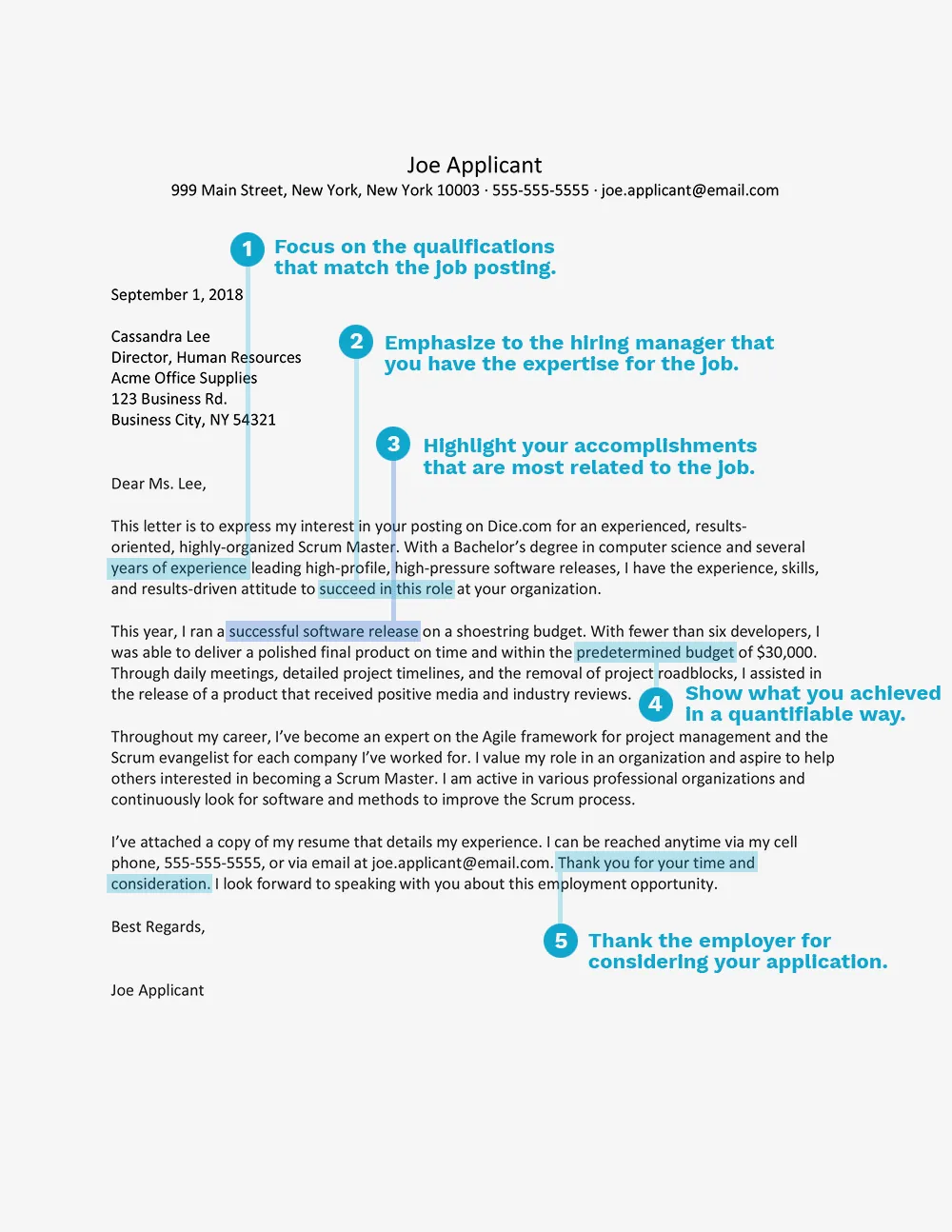 39754 cover letter formatting